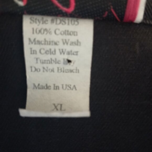 Vintage St Joanne Jeans Black Embroidered Denim Vest Women's XL - Picture 3 of 7